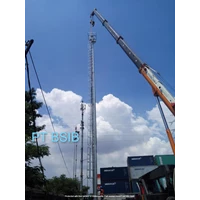 Tiang PJU High Mast 25 Meter Monopole 